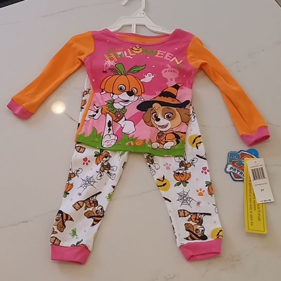 Paw Patrol 3-Pack Girls' T-Shirts - Glitter Graphic Tees For Toddlers (Size 2T)